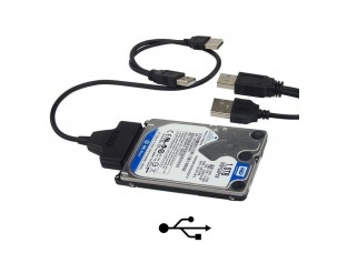 USB 2.0 to SATA 22 Pin 7+15 Pin