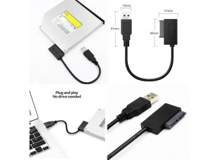 Grwibeo USB Adapter for PC, 6P, 7P, CD, DVD, Rom, SATA