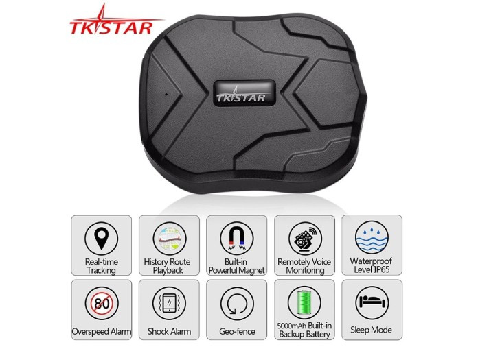 Tkstar TK905 GPS ტრეკერი წყალგაუმტარი 90 დღის ლოდინის რეჟიმში