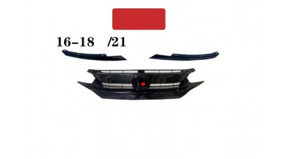 Honda Civic 2016-2021 წლების ცხაურა ფარების დასაფარებლებით