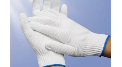 Nylon, cotton gloves