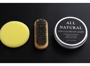 Leather products care - protective natural cream